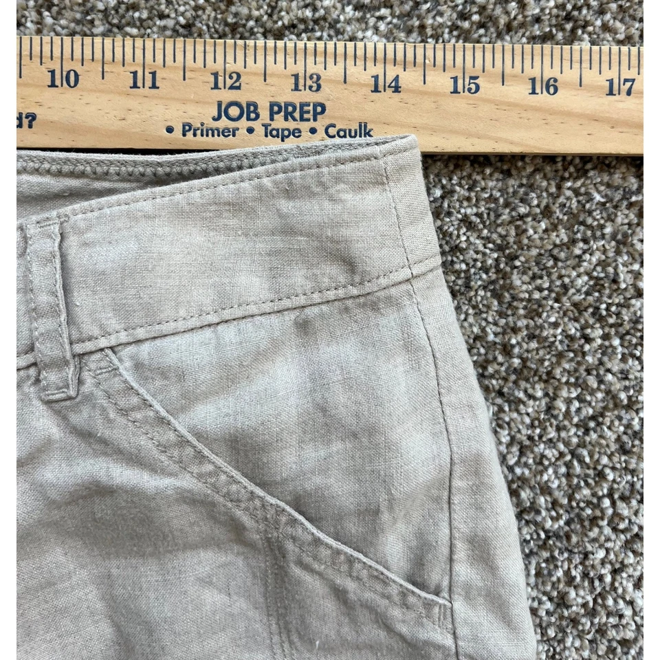 Pantalones cargo 100 % mezcla de lino bolsillos TOMMY BAHAMA RELAX LINO AZUL talla 2 Foto 4 de 4