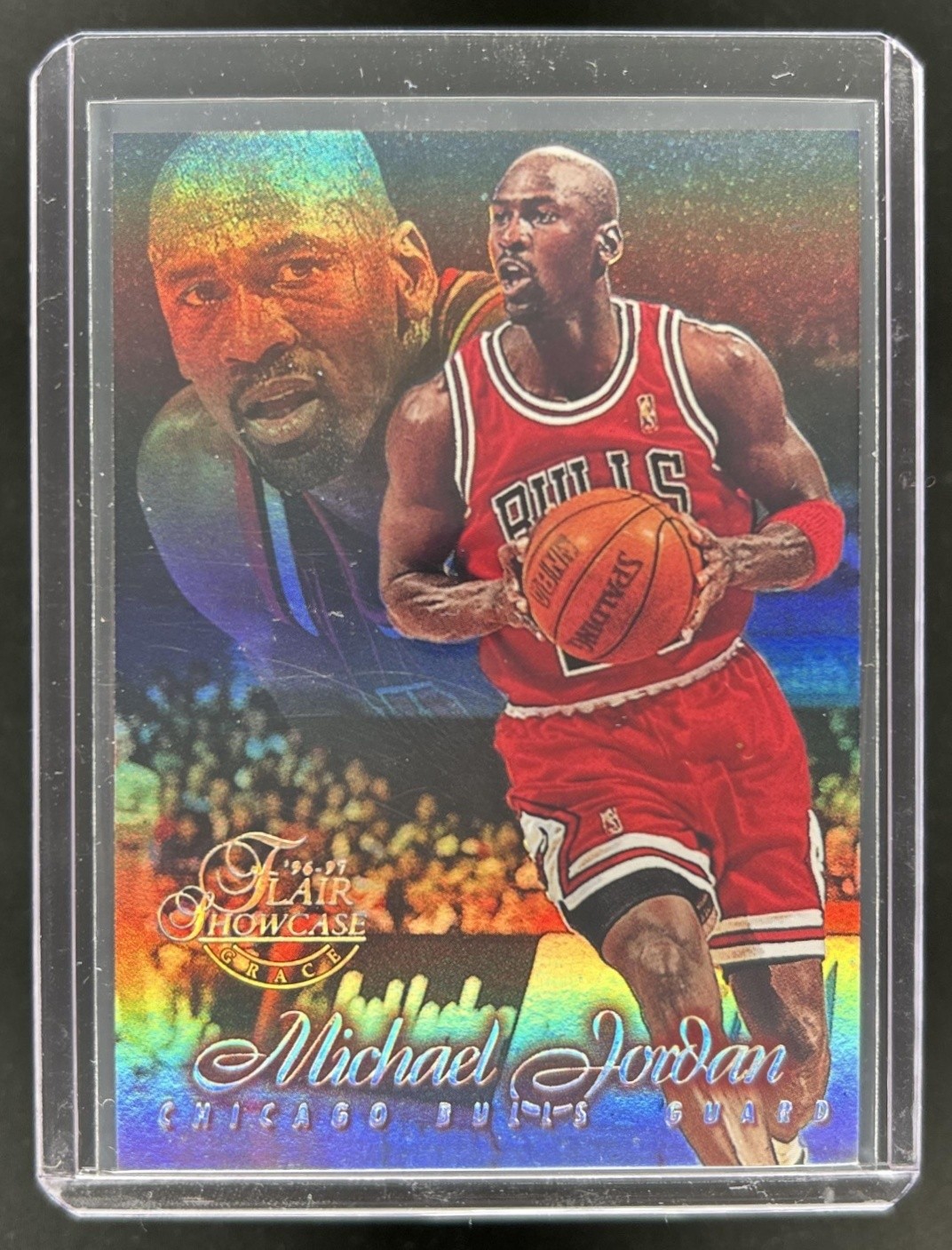1996-97 Fleer Flair Showcase Michael Jordan Row 1 Grace #23 Bulls