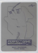 2015 Leaf Perfect Game AAC Game-Day Printing Plate Black /2 Max Guzman 1qe0