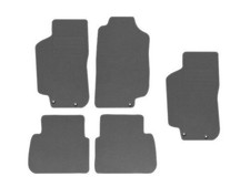 Velours Fußmatten für Saab 9-5 I Bj. 1997 - 2010 Passform Neu GRAU STD 4+1