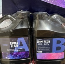 Epoxy Resin 32OZ - Crystal Clear Epoxy Resin Kit - No Yellowing No Bubble Castin