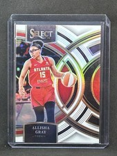 2024 Panini Select WNBA - Premier Level Allisha Gray #114 White Prizm /99 B2
