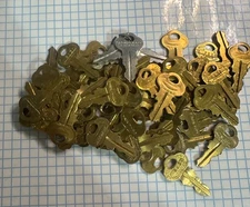 CHOICE OF (1)  ORIGINAL "CHICAGO" DOUBLE SIDED KEY FROM LIST - 2100 SERIES.