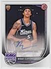 2025-26 Bowman Rookies & Veterans Autograph RC #RVANC Nique Clifford Kings