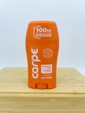 Carpe 100HR Sweat Odor Control Antiperspirant Deodorant FRAGRANCE FREE 1.76oz