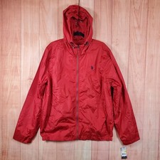 U.S. Polo Assn. Lightweight Zip Up Windbreaker Jacket Mens Sz M Medium NEW