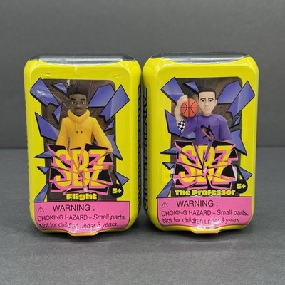 SBZ Screen Breakz Collectible Sport Figures Lot of 2 Flight & The Professor