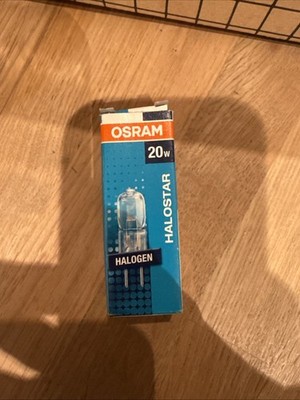 1x OSRAM Sylvania 64425 20w 12v G4 Bi-Pin Halostar Standard Halogen Bulb