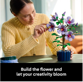 [ BIG SALE ] LEGO Botanicals Hibiscus Flower Building Set 10372