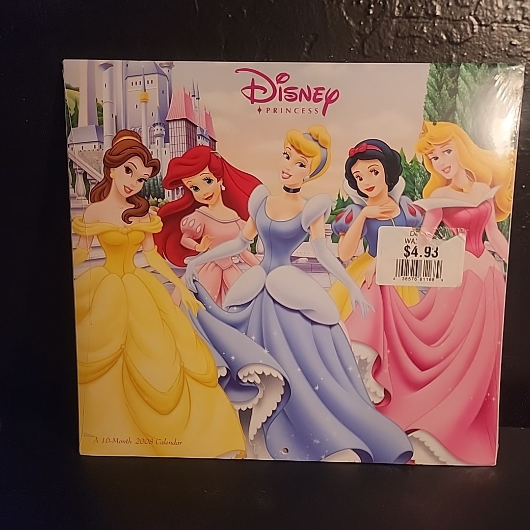 Disney Princess 2008 10 Month Calendar New Sealed Packaging | eBay