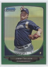 2013 Bowman Chrome Prospects Green Refractor Jimmy Nelson #BCP140 7wf