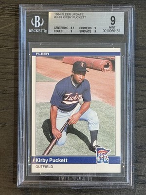 1984 Fleer Update - Kirby Puckett #U-93 (RC)