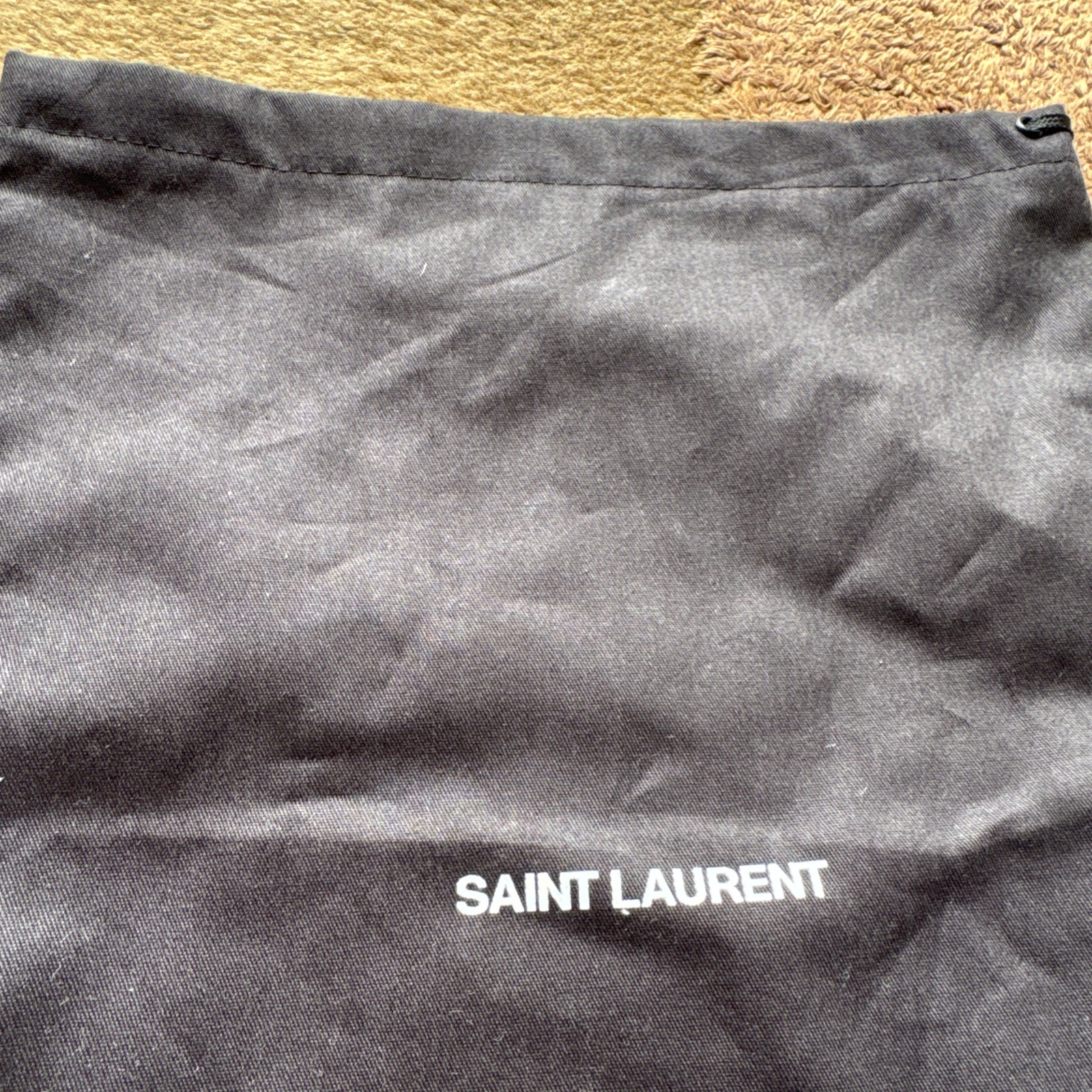 2x Sacchetti antipolvere Saint Laurent (34cmx24cm) per scarpe e tacchi di ricambio