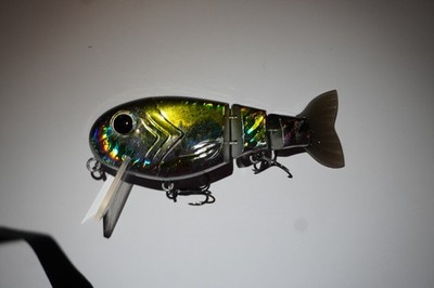 5  Tide Strike Jointed Shallow Diving Hard Bodied Swimbaits (1.8oz) (Baby Bass)