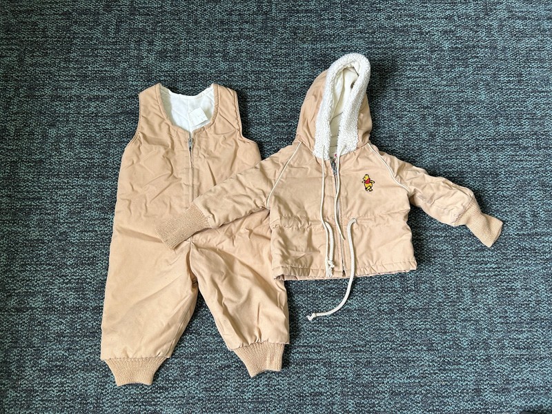 Vintage Pooh Sears Weather Tamer 2-piece Snow Suit