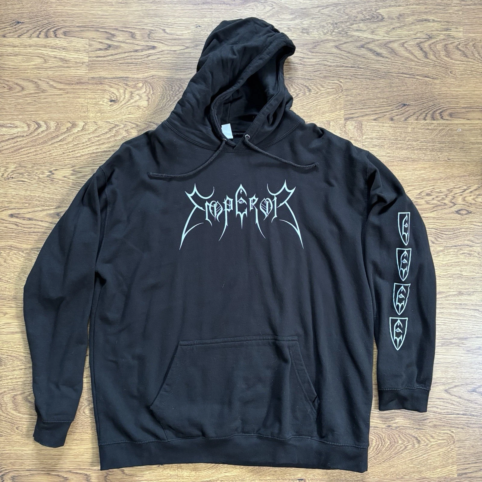 Emperor - Logo Shield - Pullover Hoodie - 2XL Black Metal Dimmu Borgir Enslaved