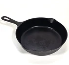 GRISWOLD #6 CAST IRON SKILLET FRYING PAN 699 SMALL BLOCK LOGO 9" ERIE PA VINTAGE