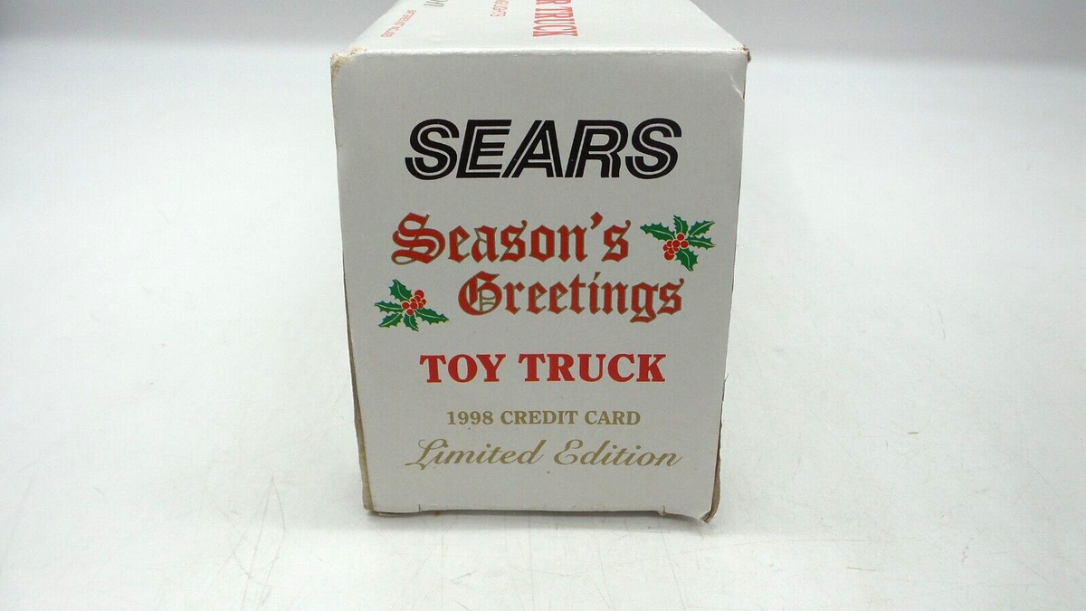 1998 Sears Seasons Greetings 18-Wheel Box Trailer Truck Holiday