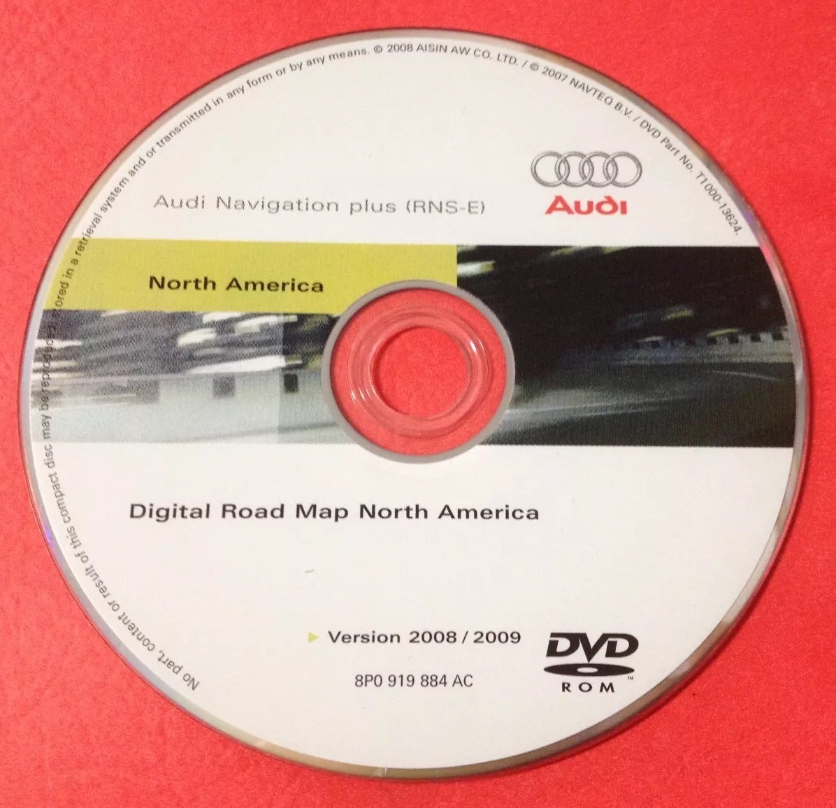 2014年 アウディ Audi 純正 DIGITAL ROAD DVD MAP Genuine Audi Navigation Plus (RNS-E) Europa 2014 (2x DVD