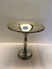 Vtg M Fred Hirsch 463 Sterling Silver 6" Compote Footed Dish Weighted 1920-45