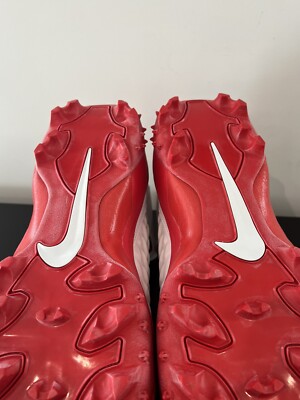 Nike Force Savage Pro 2 Shark Promo Linemen Football Cleats White Red Size 12.5 Size 12.5 - Nike Force Savage Pro 2 Shark PROMO Linemen  main image 4