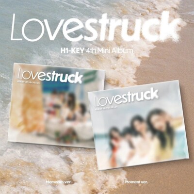 H1-KEY [LOVESTRUCK] 4th Mini Album CD-R+Cover+Photo Book+Sticker+Poster+2 Card