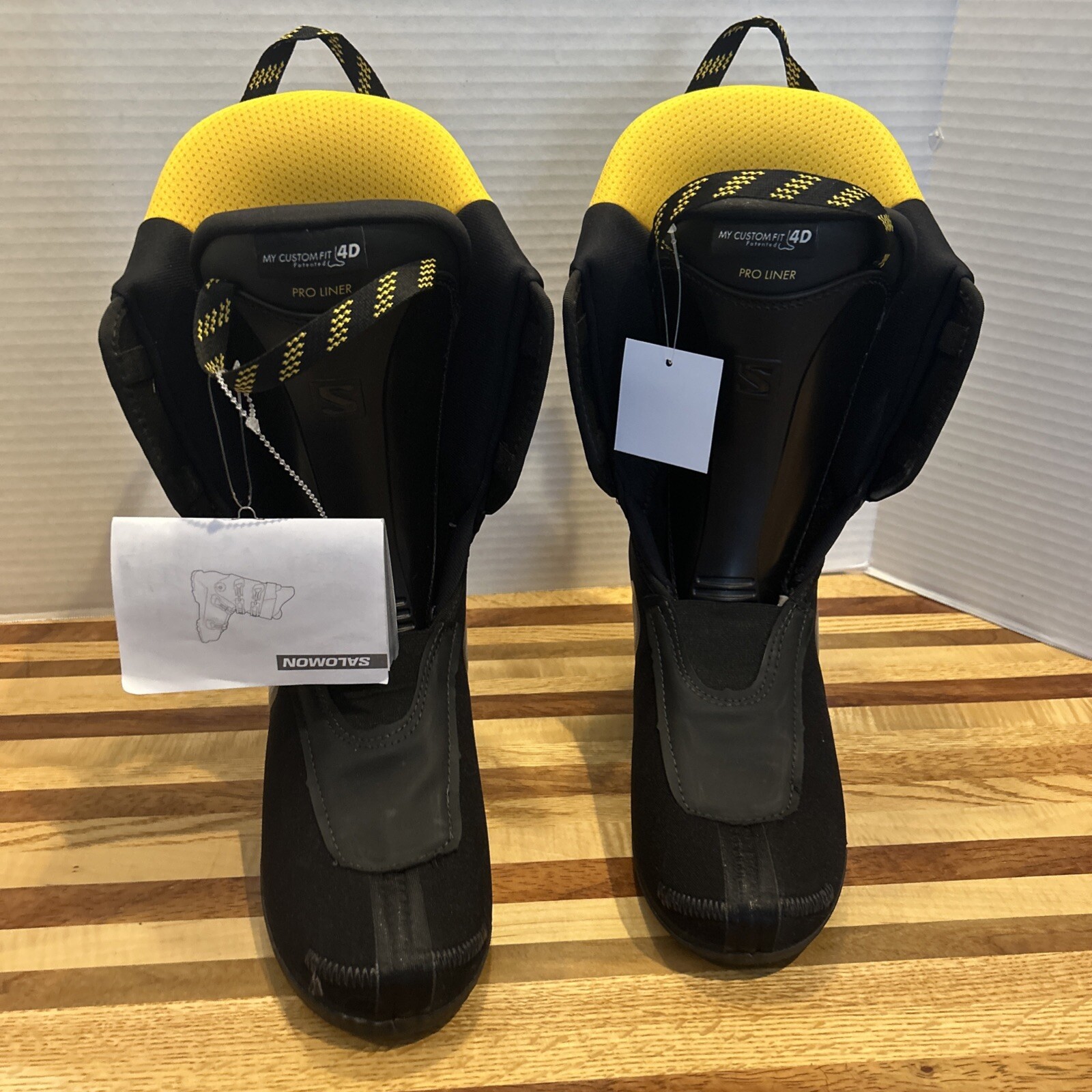 Salomon My Custom Fit 4D Pro Liner NUOVO fodera senza cuciture taglia 9 donna