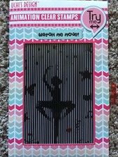 New Uchi's Design™ Motion Crafts Animation Clear Stamps, Ballerina