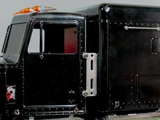 Aluminum L&R Exhaust Stack Relocate Bracket Plate Tamiya 1/14 King Grand Hauler