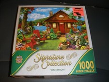 NEW Master Pieces 1000 pc Puzzle Signature Collection WATERFRONT