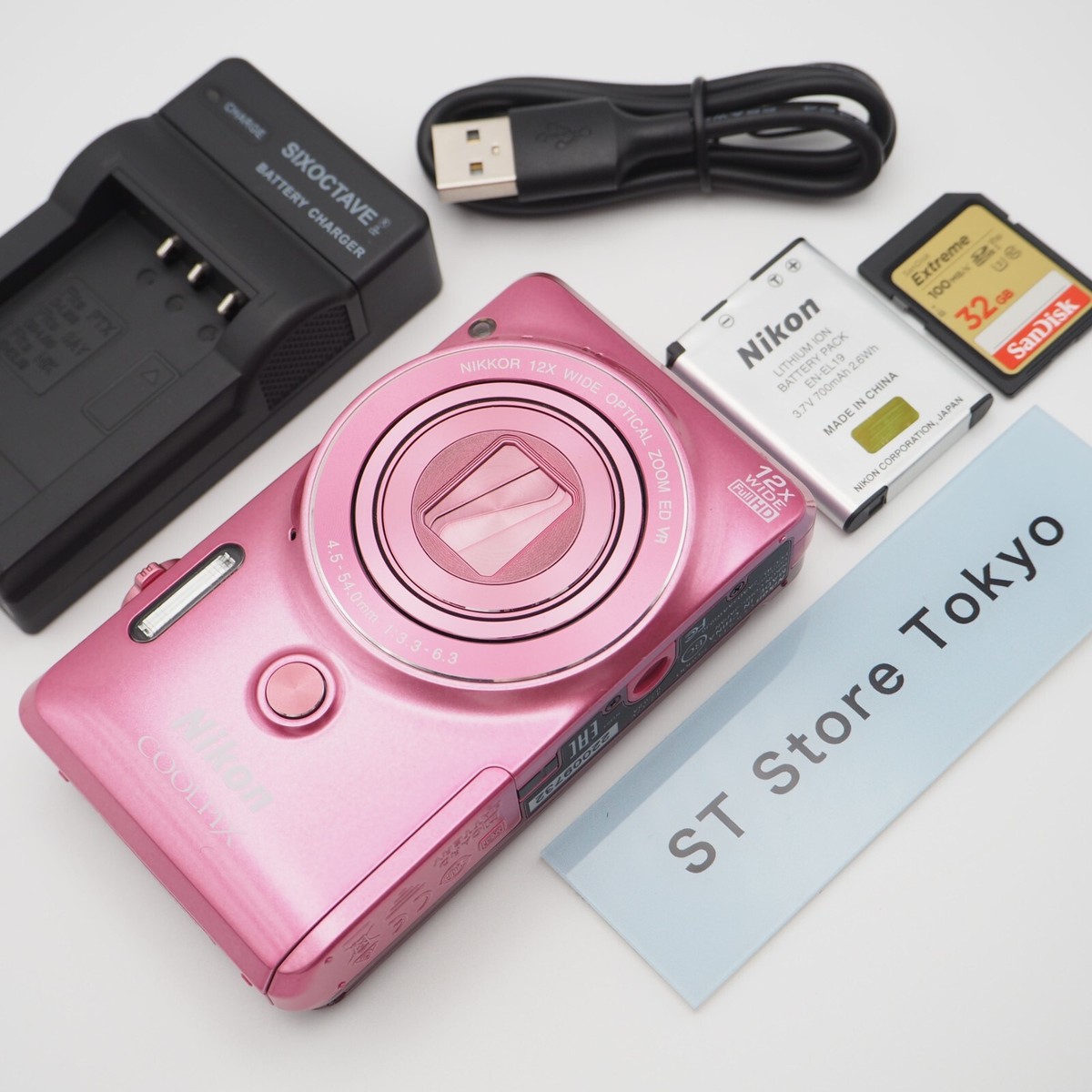 Mint] Nikon Coolpix S6900 16.0MP Digital Camera w/Battery