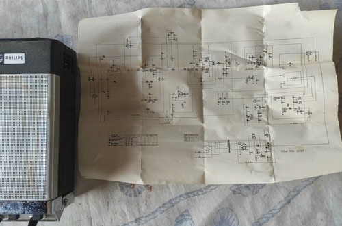 mangiacassette Philips 2205 Vintage Epoca non testato potrebbe funzionare - Foto 11 di 11