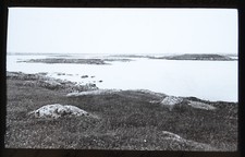 Magic Lantern Slide Photo Ice Roches Rock Moutonnees Kildonan S Uist GW Wilson