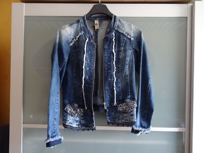 Tredy Jeansjacke Größe 36 Neuwertig Blazer Sommerjacke 98 % BW 2% Elastan