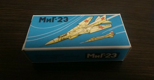 Model airplane MiG-23 USSR. Vintage soviet toy plane, collectible toy. 1 - Picture 10 of 24