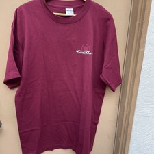 Vintage Cadillac Maroon Shirt Single Stitch XL Murina Made In USA
