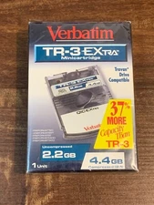 Verbatim TR-3 EXtra Minicartridge 2.2GB-4.4GB Travan & QIC Drive Compatible NEW