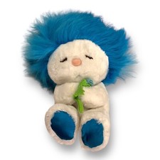 Vintage Dakin Frou Frou Nature Babies Plush Blue Hair 1982 White Lion