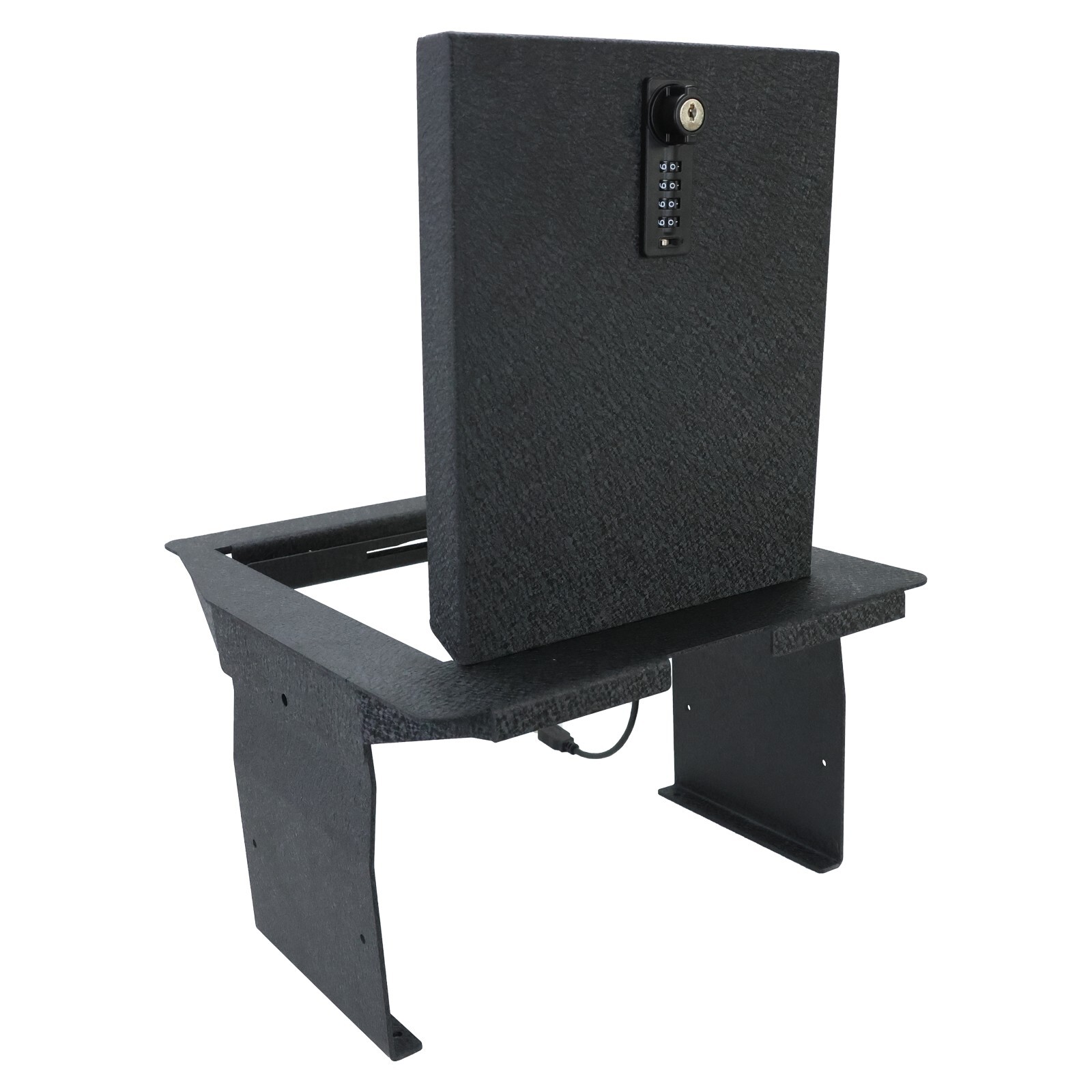 Center Console Gun Safe Vault for 20152020 Ford F150, 4 Digit Lock w