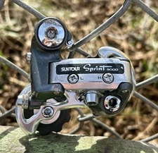 Suntour Sprint 9000 Rear Derailleur Vintage Bike 1980s 6 7 Speed Accushift Index