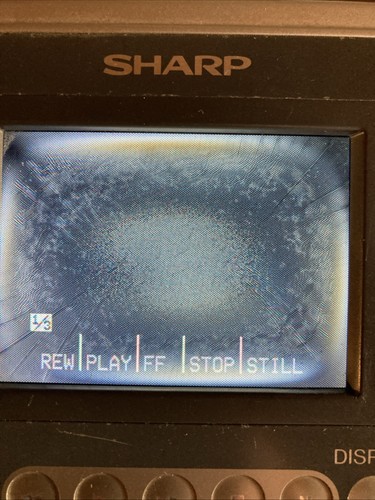 Sharp Viewcam VL-AH151 Hi-8 Analog Camcorder & Accessories Partially Tested - Picture 18 of 18