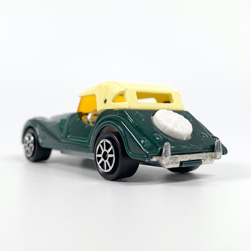 De colección Años 80 Majorette #261 Verde Morgan Roadster Serie 200 Diecast 1:50 - Francia - Imagen 11 de 16