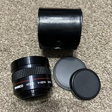 Vintage Ambico Japan V-0315 Video Fish Eye Lens 0.6X Wide Angle Threaded Mount
