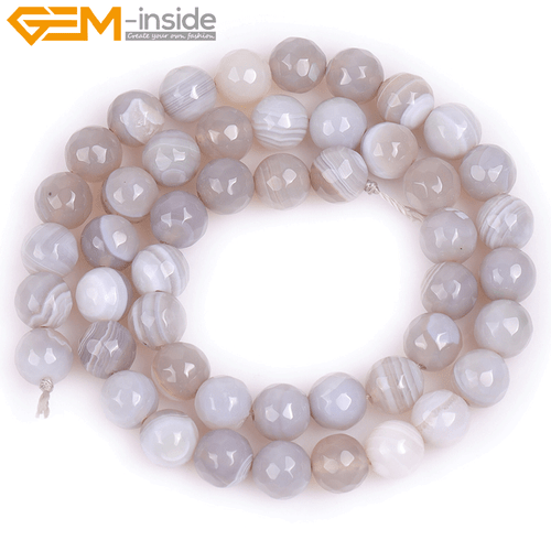 Naturstein gestreift Sardonyx Achat Perlen für Schmuckherstellung 15 Zoll facettiert 4-14 mm - Bild 81 von 86