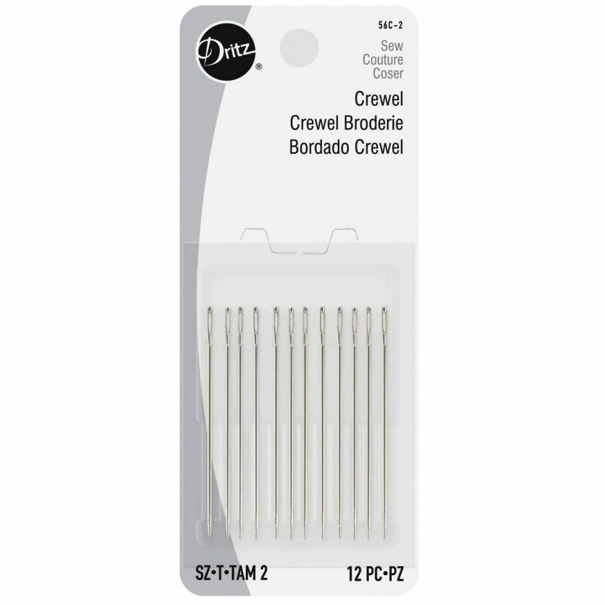 Needle Computer Writer Dritz Crewel Hand Needles, Size 2, 12 pc. #56C-2 Sewing & Embroidery ...
