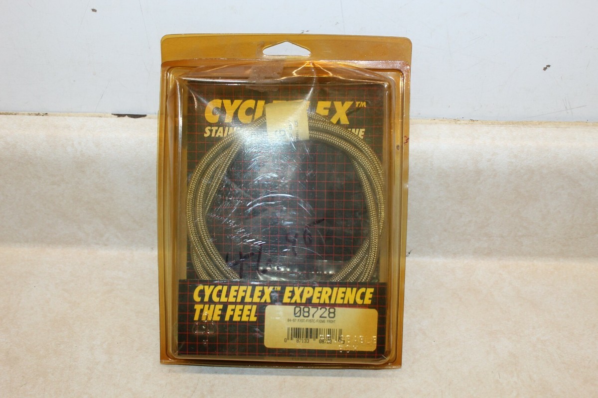 Russell Cycleflex 1984-97 Harley FXST FXSTC FXDWG Dyna Braided