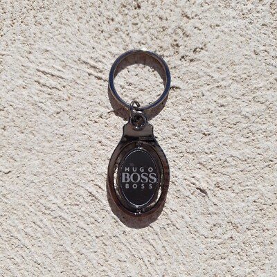 Hugo Boss Key Ring Chain Italy Rotating Swivel Accessory Fashion