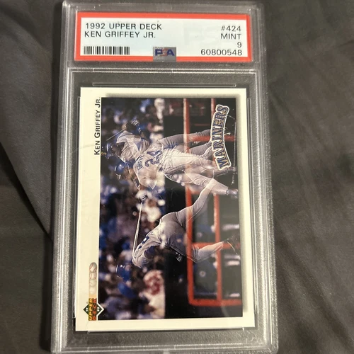 1992 Upper Deck Ken Griffey Jr PSA 9 424