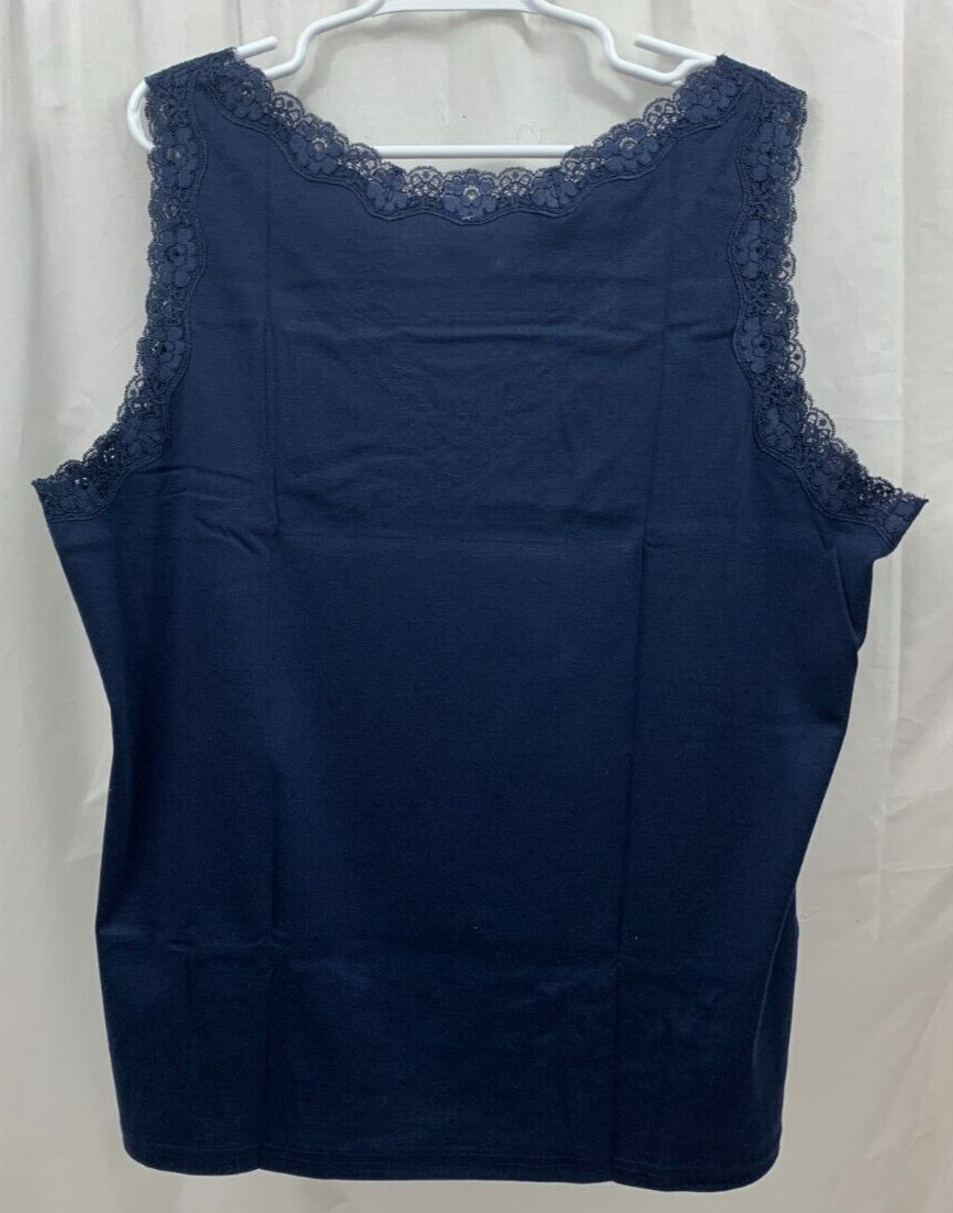 Women's Karen Scott Lace Trim Tank 3X eBay
