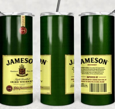 JAMESON IRISH WHISKEY TUMBLER 20 Oz  Metal Insulated Tumbler, Excellent Quality.